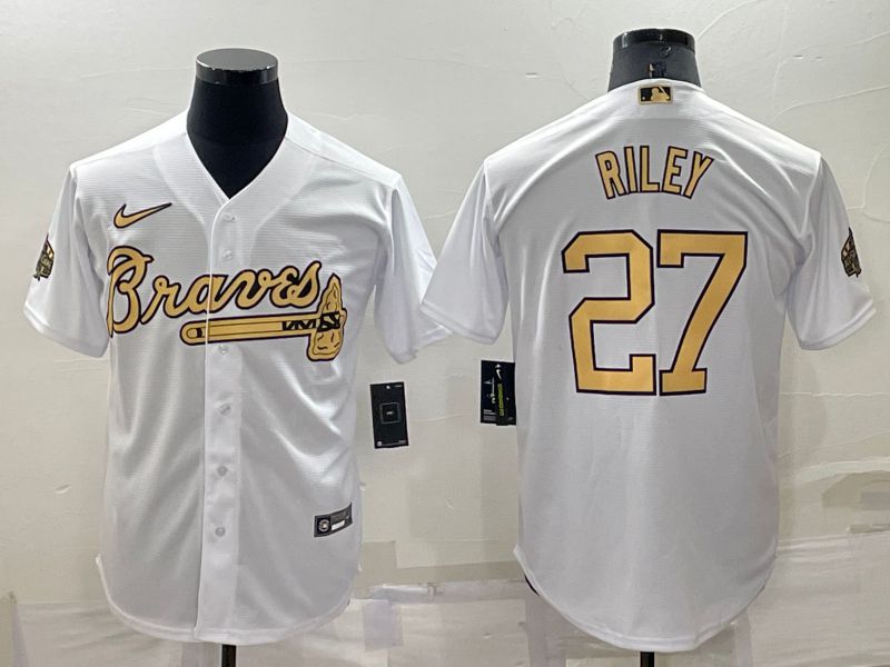 Men Atlanta Braves #27 Riley White 2022 All Star Game Nike MLB Jerseys